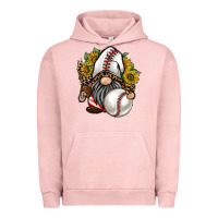 Pigment Salmon baseball gnome Urban Hoodie - RacoonDesign