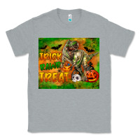 Heather Grey Trick Rawr Treat Classic Tee - LillyAllenDesigns