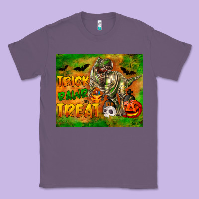 Trick Rawr Treat Classic Tee Designed By Lillyallendesigns