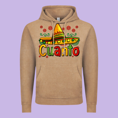 Cuanto My Fourth Mexican Birthday Vintage Hoodie Designed By Jasminsmagicworld