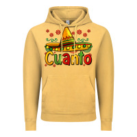 Vintage Mustard Cuanto my fourth mexican birthday Vintage Hoodie - Jasminsmagicworld
