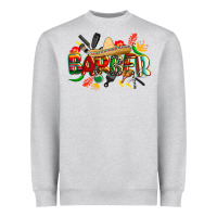 Heather Grey cinco de mayo barber Heavyweight Sweatshirt - CowGirlArtShop