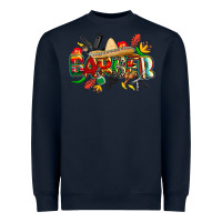 Navy cinco de mayo barber Heavyweight Sweatshirt - CowGirlArtShop