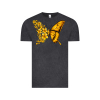 Vintage Black childhood cancer butterfly Vintage Tee - Jasminsmagicworld