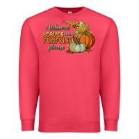 Cardinal autumn leaves and pumpkins please Premium Sweatshirt - BundleAndBundleShop