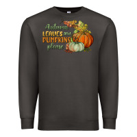 Smoke autumn leaves and pumpkins please Premium Sweatshirt - BundleAndBundleShop