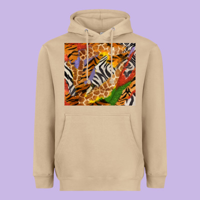 Safari Patterns Tumbler Heavyweight Hoodie Designed By Bundleandbundleshop