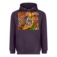 Plum safari patterns tumbler Heavyweight Hoodie - BundleAndBundleShop