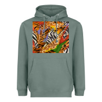 Sage safari patterns tumbler Heavyweight Hoodie - BundleAndBundleShop