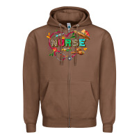 Chestnut Cinco de mayo Nurse Zipper Hoodie - FaDigitalArtStudio