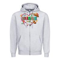Heather Grey Cinco de mayo Nurse Zipper Hoodie - FaDigitalArtStudio