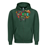 Sports Green Cinco de mayo Nurse Zipper Hoodie - FaDigitalArtStudio