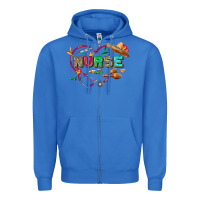 True Royal Cinco de mayo Nurse Zipper Hoodie - FaDigitalArtStudio