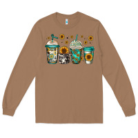 Toasted Coconut sunflowers coffee cups Long Sleeve Tee - Jasminsmagicworld