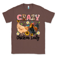 Chestnut crazy chicken lady Classic Tee - Artiststas