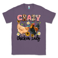 Lavender crazy chicken lady Classic Tee - Artiststas