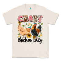 Natural crazy chicken lady Classic Tee - Artiststas