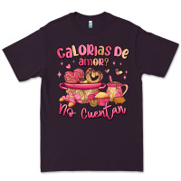 Plum calorias de amor no cuentan mexican valentines day Premium Tee - MaliasSmallBusiness