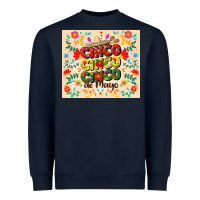 Navy cinco cinco cinco de mayo Heavyweight Sweatshirt - CowGirlArtShop