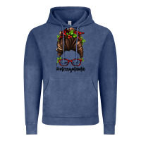 Vintage Denim christmas merry mama Vintage Hoodie - Jasminsmagicworld