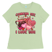 Matcha concha see te amo  i love you Ladies Tee - MaliasSmallBusiness