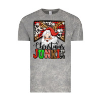 Christmas Junkie Santa Claus Vintage Tee | Teevron