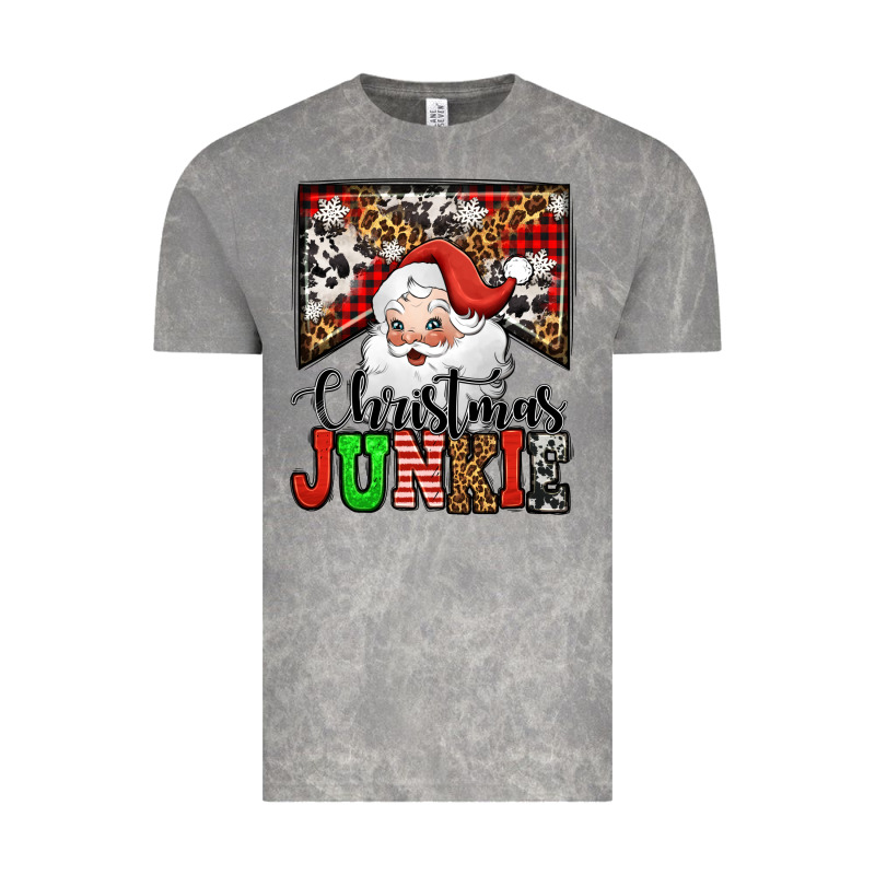 Christmas Junkie Santa Claus Vintage Tee by Jasminsmagicworld | Teevron