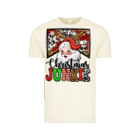 Vintage Arctic Christmas junkie Santa Claus Vintage Tee - Jasminsmagicworld