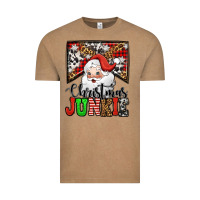 Vintage Coffee Christmas junkie Santa Claus Vintage Tee - Jasminsmagicworld