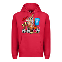 Cardinal Soccer Cold Drink Frappe Premium Hoodie - FaDigitalArtStudio