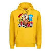 Lemon Soccer Cold Drink Frappe Premium Hoodie - FaDigitalArtStudio