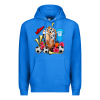 True Royal Soccer Cold Drink Frappe Premium Hoodie - FaDigitalArtStudio
