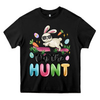 Black on the hunt easter Heavy Core Tee - MaliasSmallBusiness