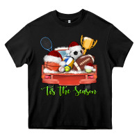 Black tis the season sports truck christmas Heavy Core Tee - AdoDesignShop