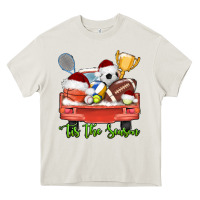 Cream tis the season sports truck christmas Heavy Core Tee - AdoDesignShop