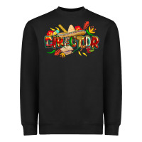 Black cinco de mayo director Heavyweight Sweatshirt - CowGirlArtShop