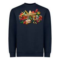 Navy cinco de mayo director Heavyweight Sweatshirt - CowGirlArtShop