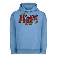 Pigment Pebble Blue best mom ever Urban Hoodie - RacoonDesign