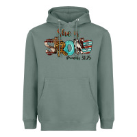 Sage She Is Strong Proverbs 31 25 Heavyweight Hoodie - FaDigitalArtStudio