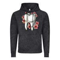 Floral Tooth Vintage Hoodie | Teevron