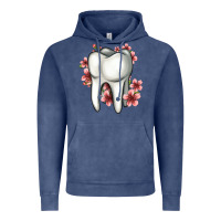 Vintage Denim floral tooth Vintage Hoodie - Jasminsmagicworld
