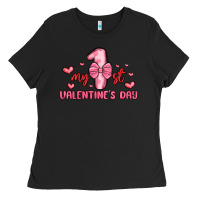 My First Valentines Day Ladies Tee | Teevron