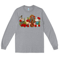 Lady Of Guadalupe Coffee Cups Long Sleeve Tee | Teevron