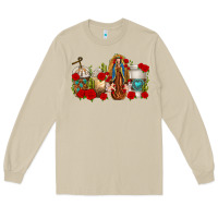 Mushroom Lady of Guadalupe Coffee Cups Long Sleeve Tee - texasbilliewilder