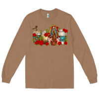 Toasted Coconut Lady of Guadalupe Coffee Cups Long Sleeve Tee - texasbilliewilder