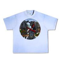 Grape Ice Black Angus Family Urban Heavy Tee - RanaPortraitStore