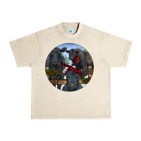 Sandshell Black Angus Family Urban Heavy Tee - RanaPortraitStore