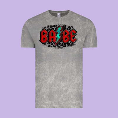 Lightning Bolt Babe Vintage Tee Designed By Jasminsmagicworld