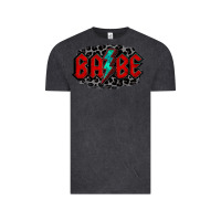 Vintage Black lightning bolt babe Vintage Tee - Jasminsmagicworld