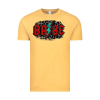 Vintage Mustard lightning bolt babe Vintage Tee - Jasminsmagicworld